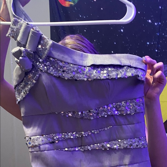 Size 5 Grey sparkle dress - Picture 1 of 4